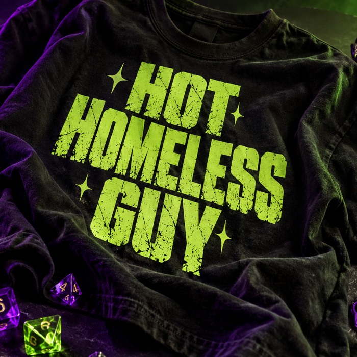 Hot Homeless Guy Tee concept product image