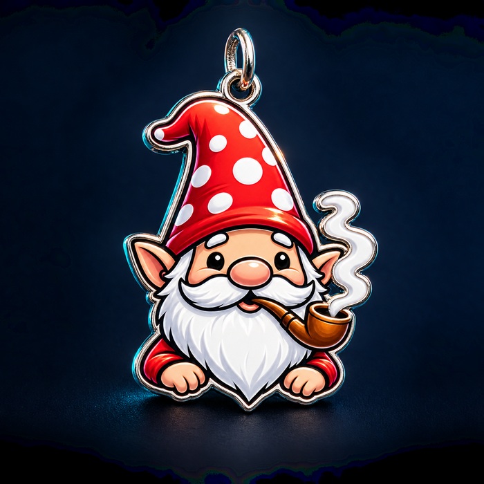 ECG Gnome Gun Charm concept